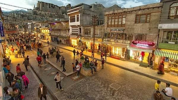Leh Main Market Ladakh