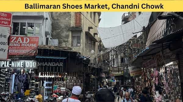 Ballimaran Shoe Market, Chandni Chowk